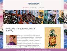 Tablet Screenshot of jeaniedrucker.com